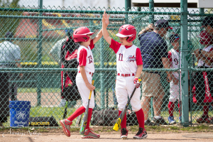 PYO Patriots high five