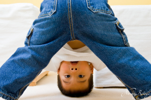 boy portrait inverted