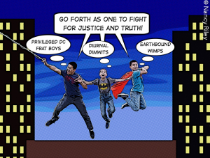 comic book family portrait