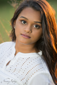 senior portrait head shot