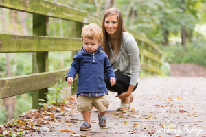 mom watching toddler