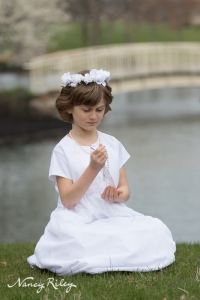 First Communion girl