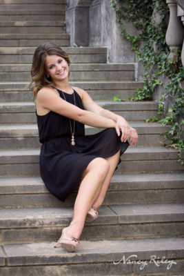 Ault Park senior portrait