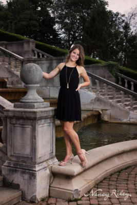 Ault Park senior portrait