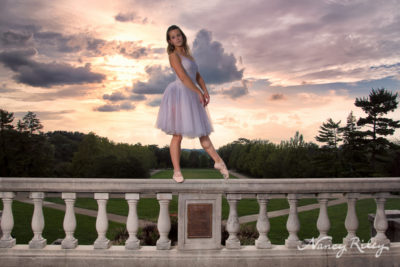 Ault Park senior portrait