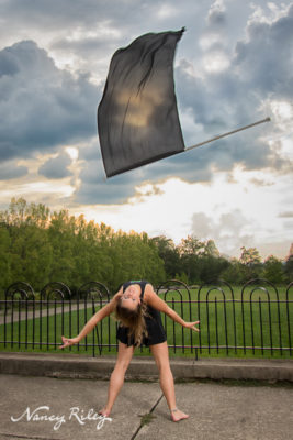 Ault Park senior portrait