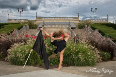 Ault Park senior portrait