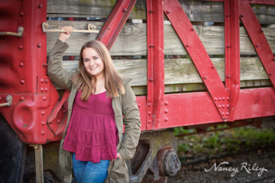 Rustic Lebanon senior portrait