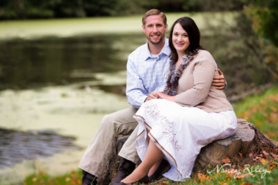 Fall couple portrait