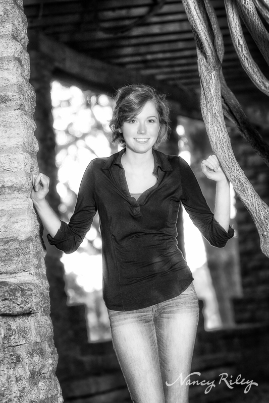 Girl With Columns and Vine