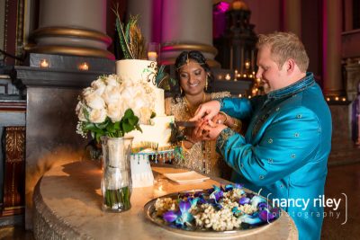 Cutting Wedding Cake