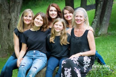 Family portraits at Sharon Woods