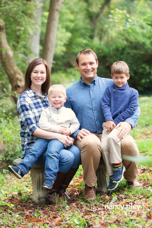 Backyard family session