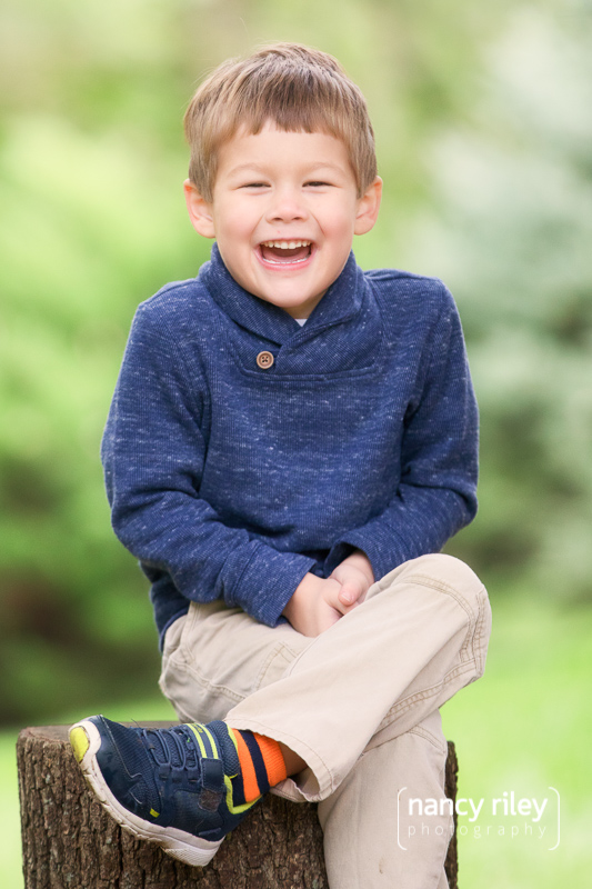 Backyard family session