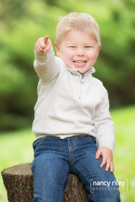 Backyard family session