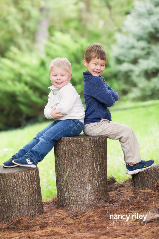 Backyard family session