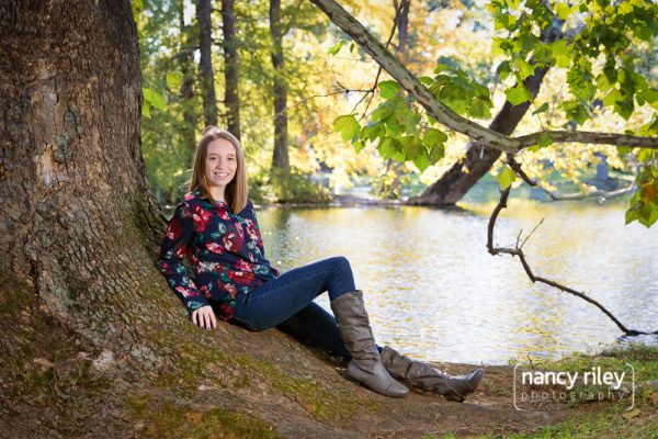 Senior girl portrait at Spring Grove