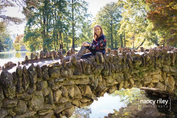 Senior girl portrait at Spring Grove