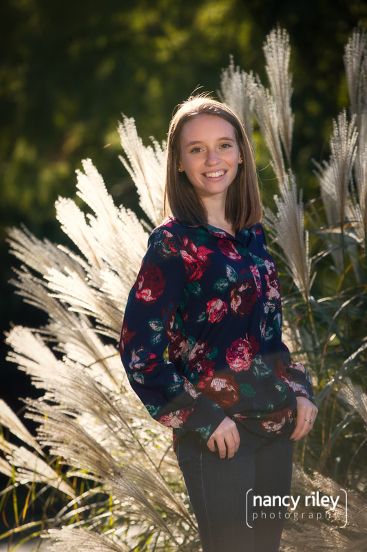 Senior girl portrait at Spring Grove