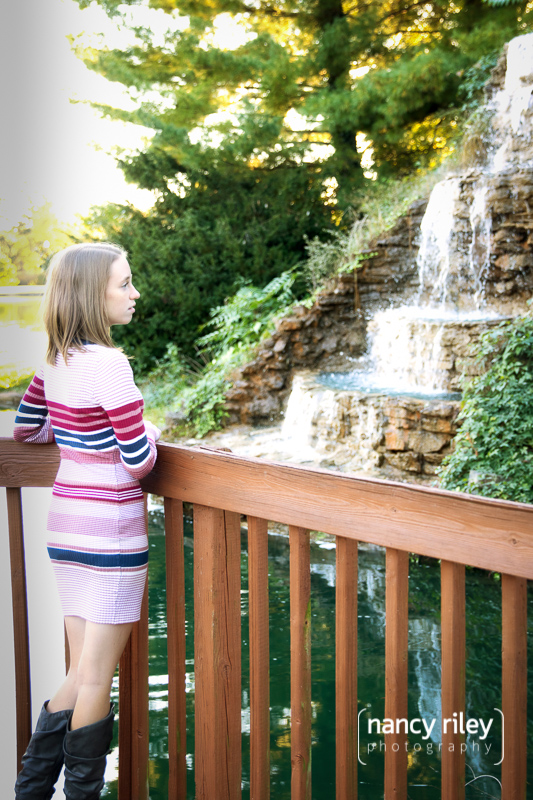 Senior girl portrait at Spring Grove