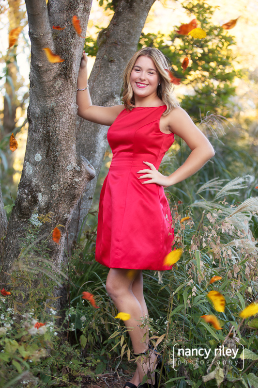 Ault Park senior portrait