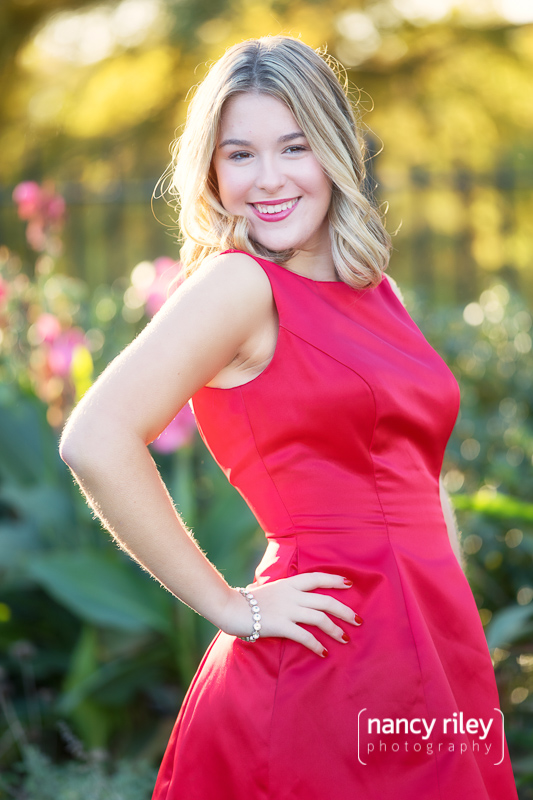 Ault Park senior portrait