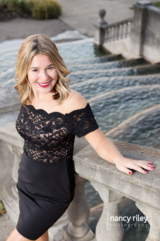 Ault Park senior portrait