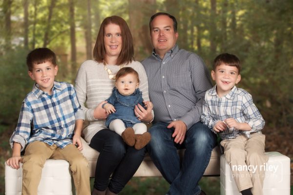 Family portraits in the fall