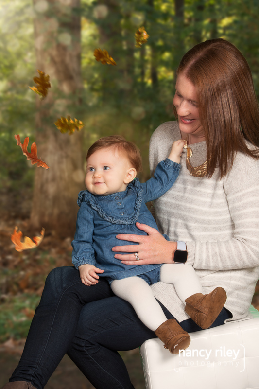 Family portraits in the fall