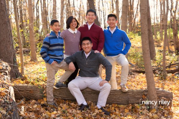 Autumn family portrait