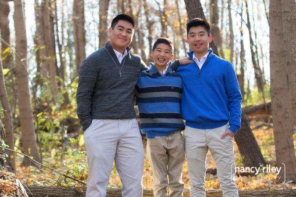 Autumn family portrait