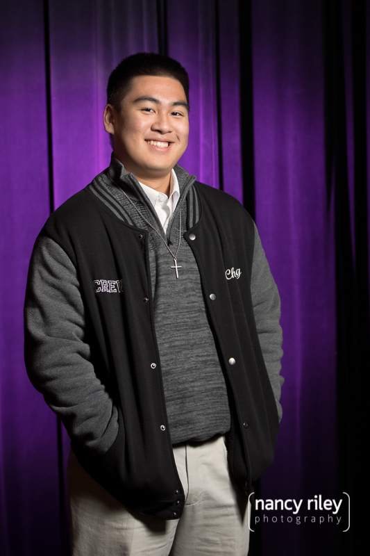 Theater senior portrait