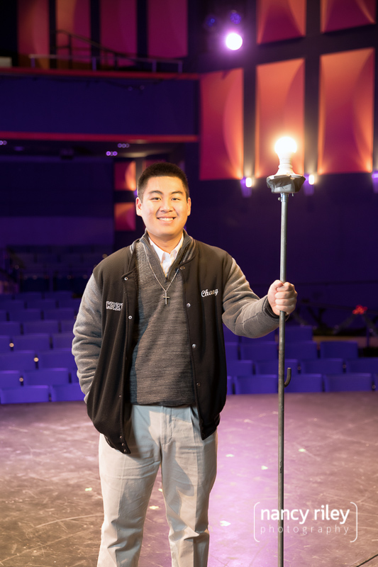 Theater senior portrait