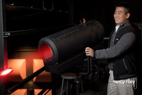 Theater senior portrait