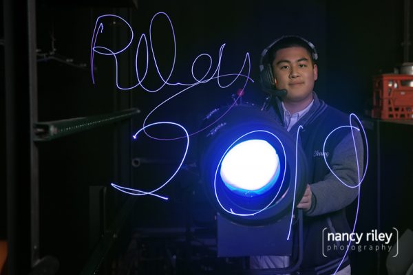 Theater senior portrait