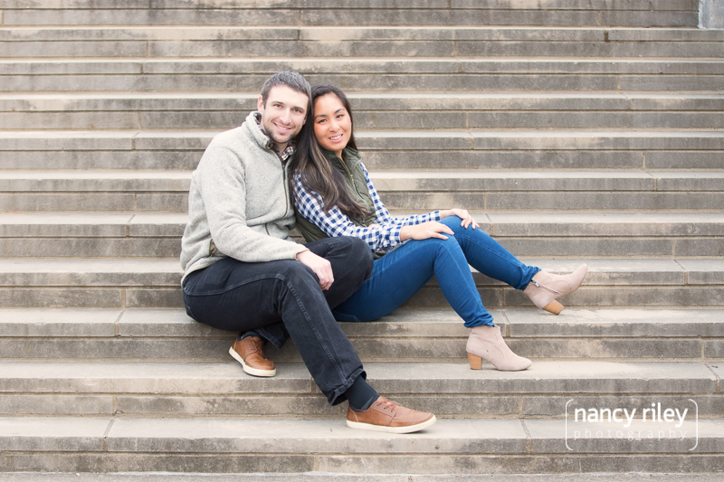 Ault Park Engagement Photo