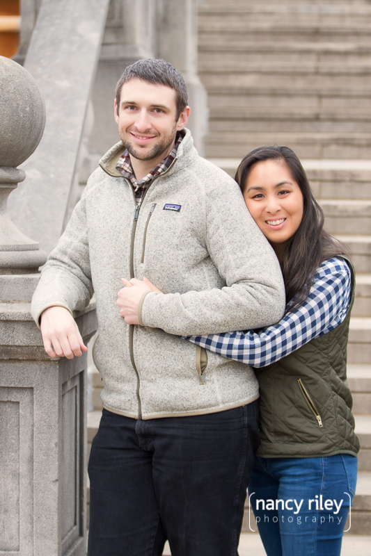 Ault Park Engagement Photo
