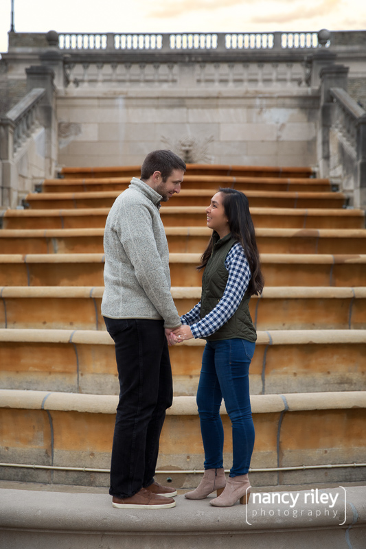 Ault Park Engagement Photo