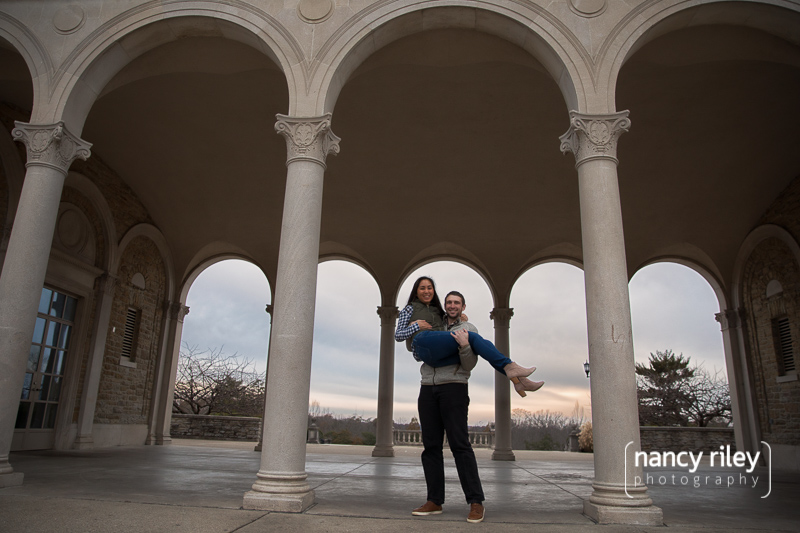 Ault Park Engagement Photo