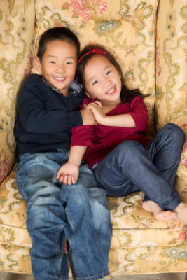 Portrait of boy and girl Portrait of boy and girl